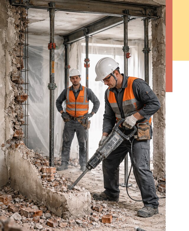 Снос несущих стен в Владикавказе от 10566 руб. — демонтаж несущей стены под ключ | ОТДЕЛОЧНИК-Вкз