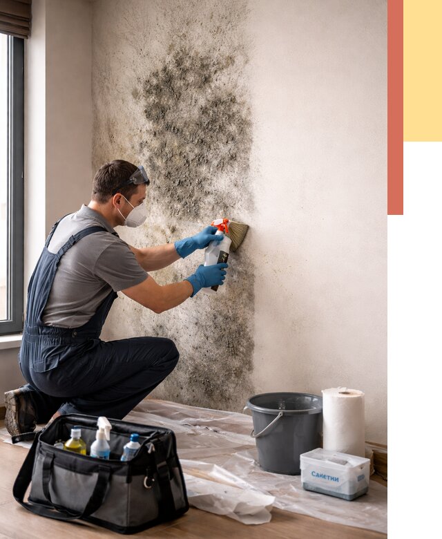 Удаление плесени со стен в Владикавказе от 2216 руб. — быстро и недорого | ОТДЕЛОЧНИК-Вкз