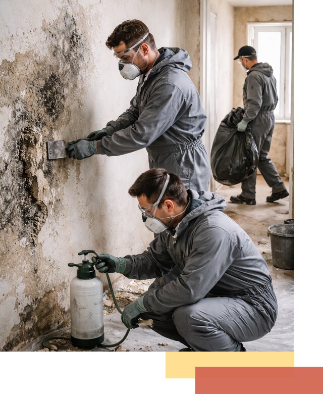 Удаление плесени со стен профессионально в Владикавказе