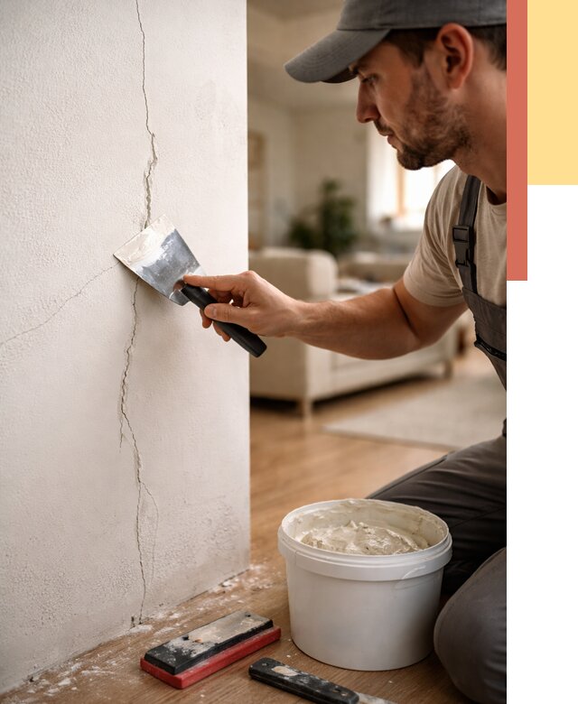 Заделка трещин и сколов в Владикавказе от 2525 руб. — быстро и недорого | ОТДЕЛОЧНИК-Вкз