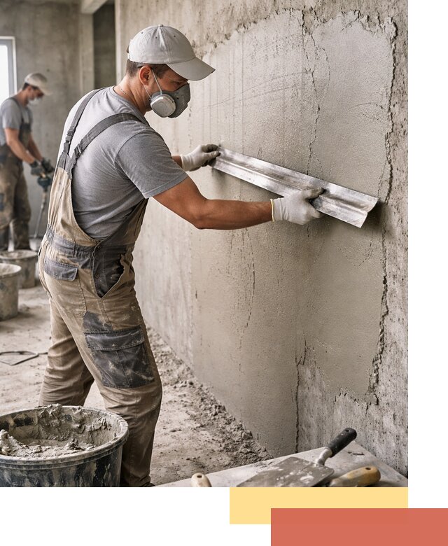 Штукатурка бетонных стен в Владикавказе качественно и долговечно