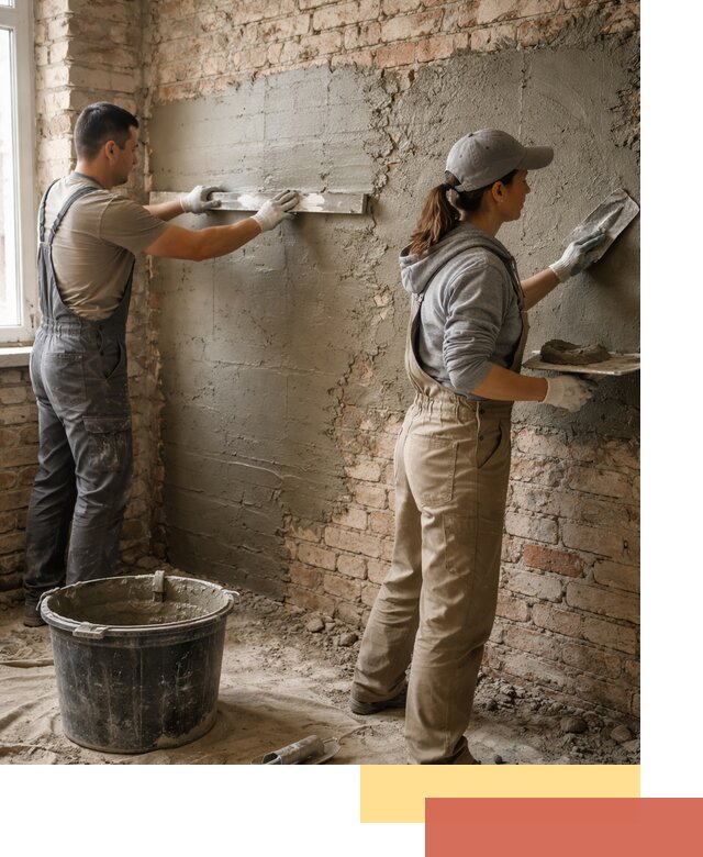 Штукатурка кирпичных стен в Владикавказе — качественно и надежно