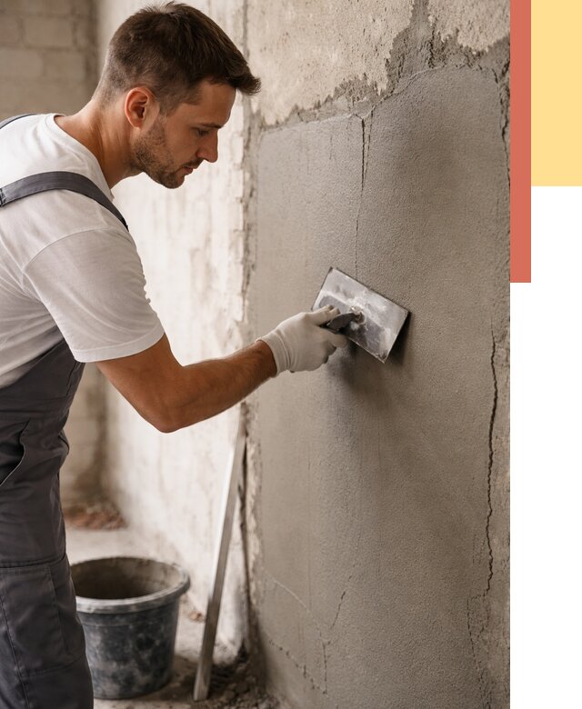 Штукатурка стен под плитку в Владикавказе от 4329 руб./м2 — выравнивание под плитку | ОТДЕЛОЧНИК-Вкз