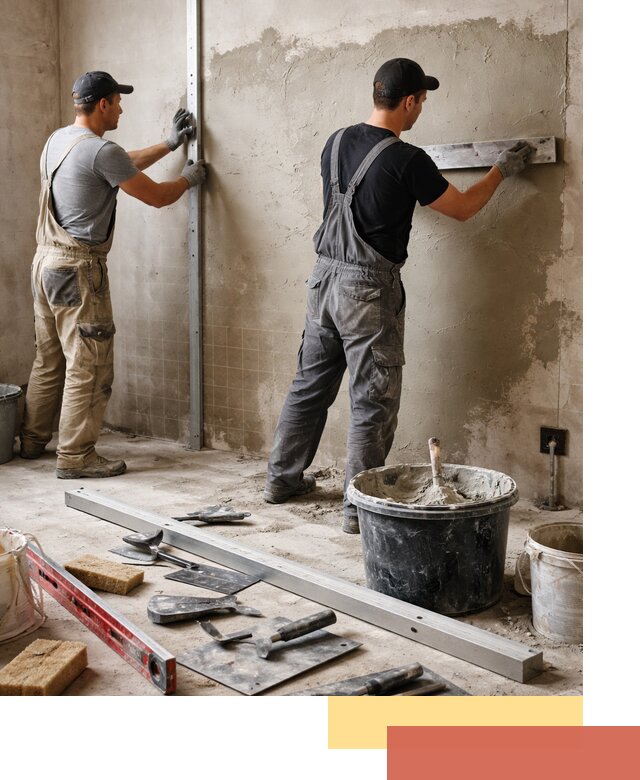 Профессиональная штукатурка стен под плитку в Владикавказе