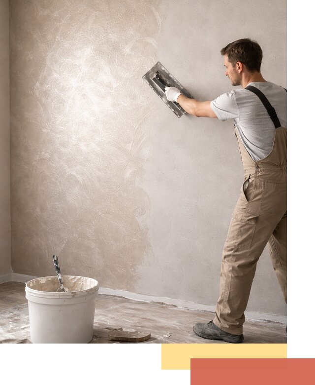 Декоративная штукатурка «Мокрый шелк» под ключ в Владикавказе