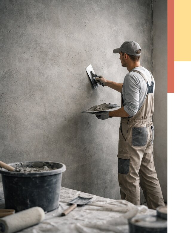 Декоративная штукатурка под бетон в Владикавказе от 2577 руб./м² — нанесение под ключ | ОТДЕЛОЧНИК-Вкз