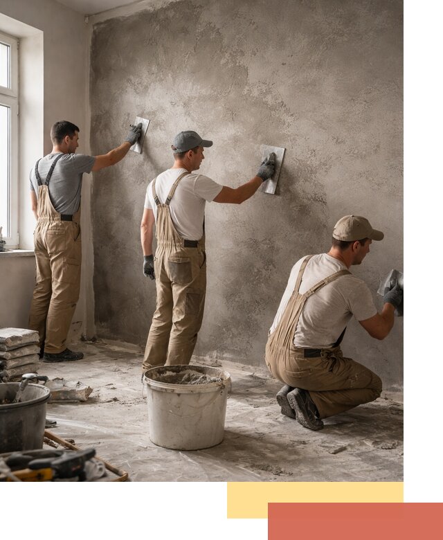 Декоративная штукатурка под бетон в Владикавказе для стен и потолков