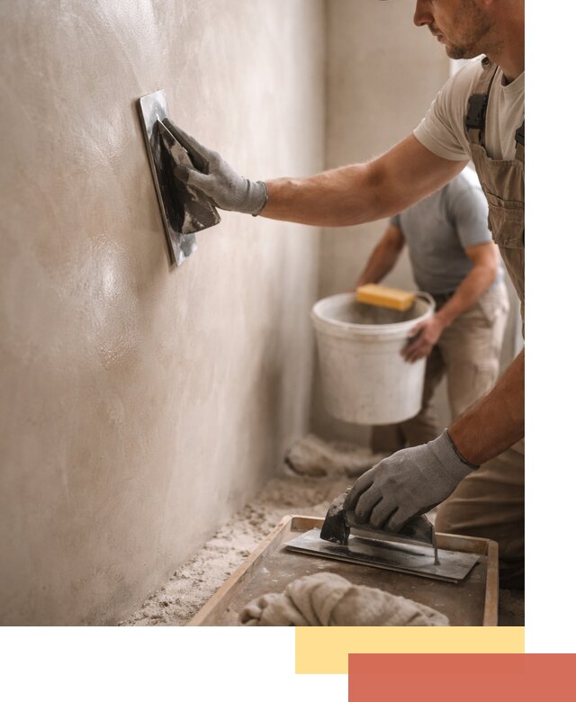 Нанесение марокканской штукатурки таделакт в Владикавказе