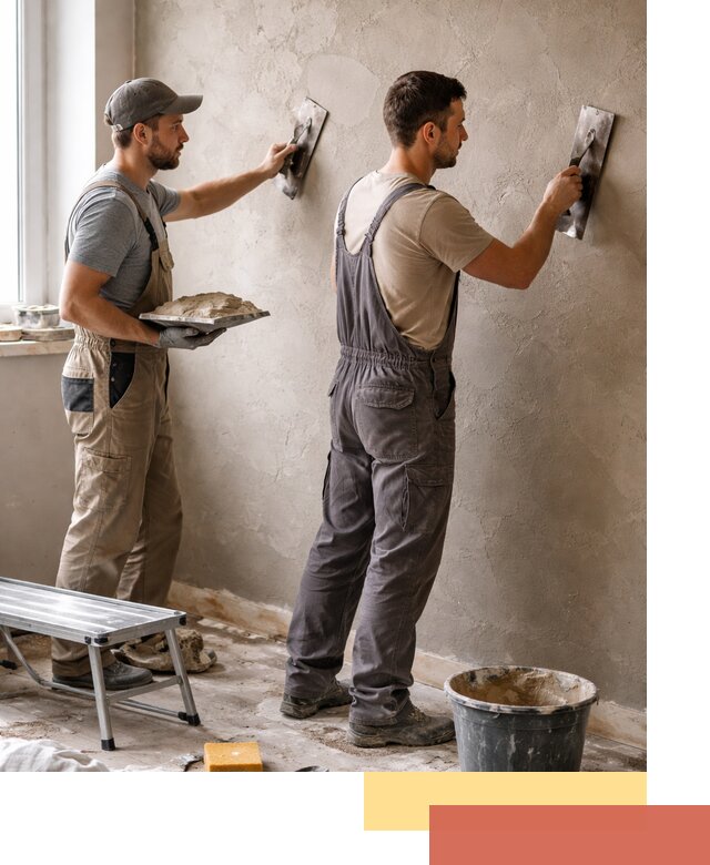 Ремонт декоративной штукатурки и восстановление фактуры в Владикавказе