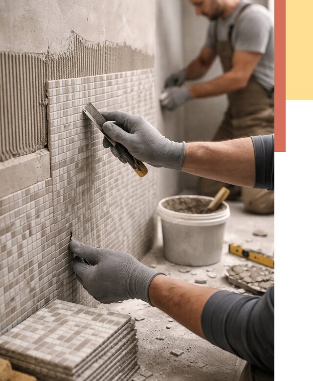 Облицовка стен мозаикой в Владикавказе от 3299 руб/м2 — укладка мозаики на стены | ОТДЕЛОЧНИК-Вкз