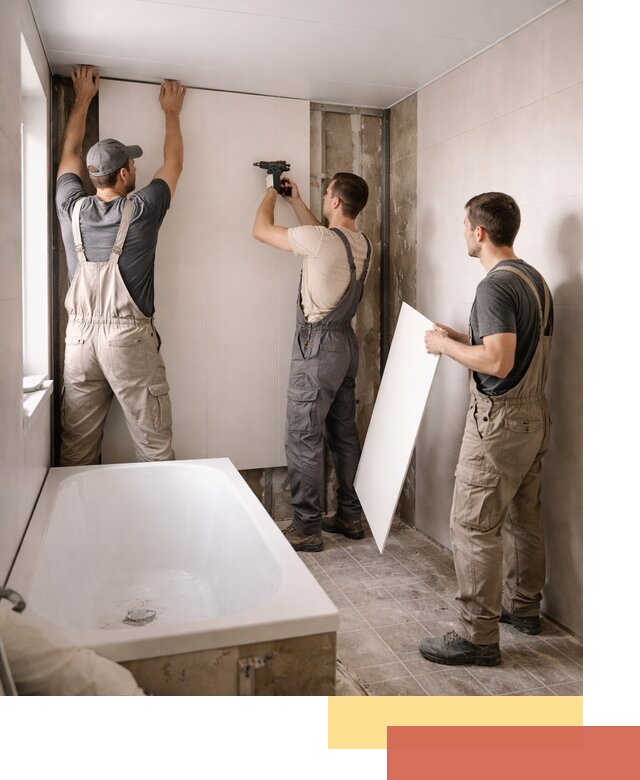 Отделка ванной панели ПВХ профессионально в Владикавказе