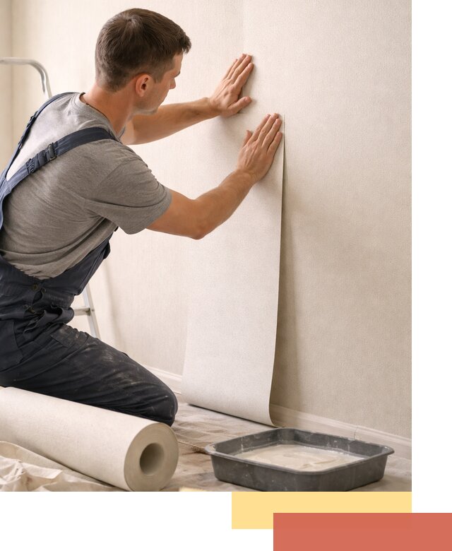 Поклейка флизелиновых обоев в Владикавказе качественно и быстро