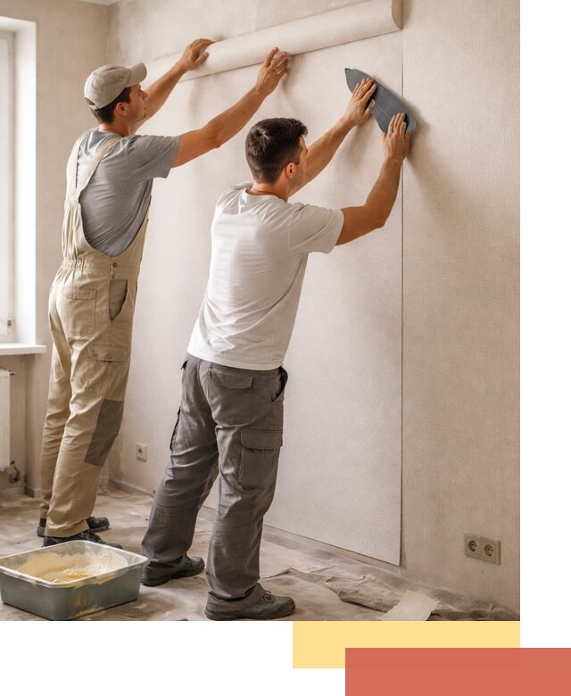 Поклейка виниловых обоев в Владикавказе профессионально и качественно