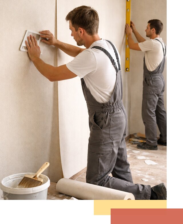 Поклейка бумажных обоев в Владикавказе качественно и недорого