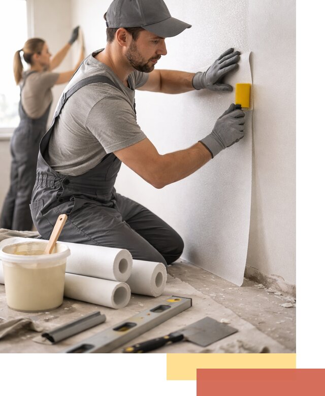 Поклейка стеклообоев профессионально в Владикавказе