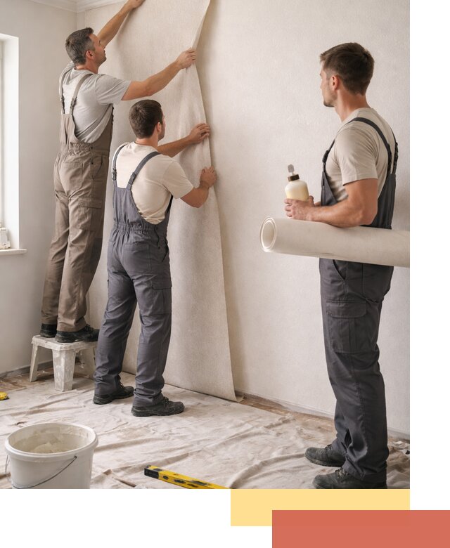 Оклейка стен обоями в Владикавказе — качественно и профессионально