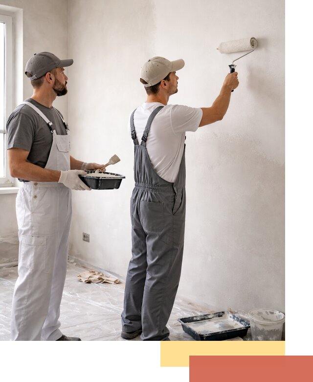 Покраска стен водоэмульсионной краской в Владикавказе