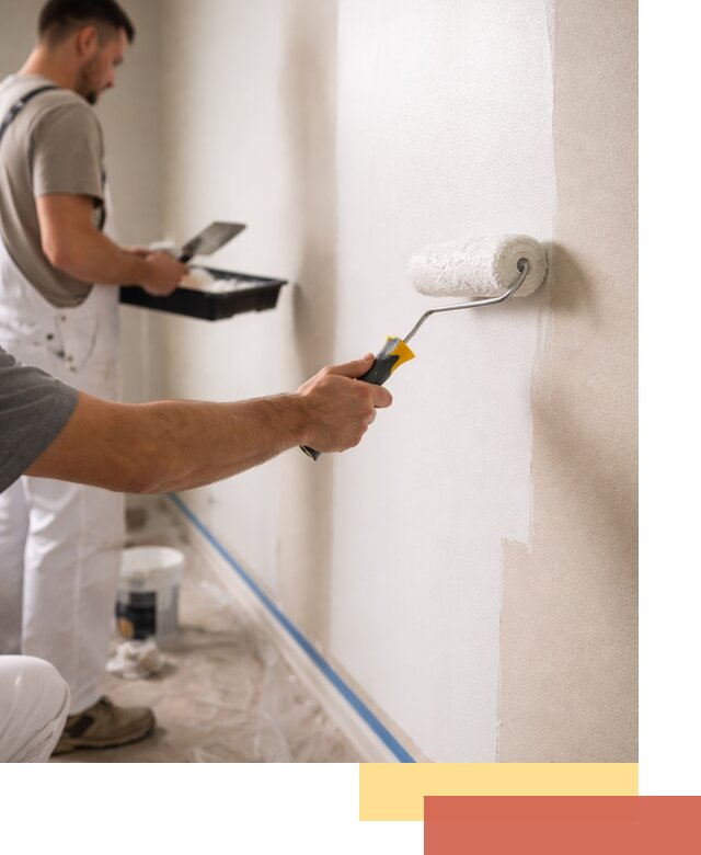 Покраска стен акриловой краской профессионально в Владикавказе