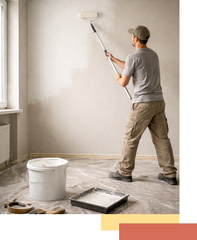 Покраска стен латексной краской в Владикавказе качественно и быстро