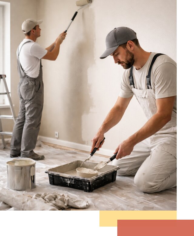 Покраска стен в квартире в Владикавказе — профессионально и аккуратно