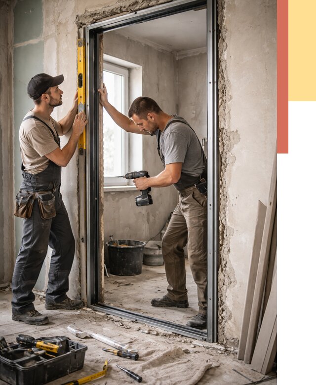 Закладка дверного проема в Владикавказе от 3608 руб. — быстро и недорого | ОТДЕЛОЧНИК-Вкз