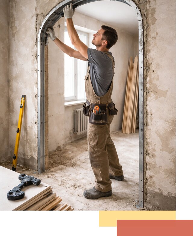 Устройство арочного проема в Владикавказе под ключ