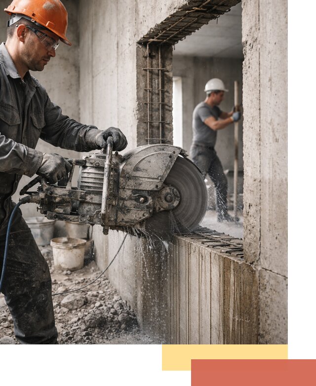 Алмазная резка проемов в Владикавказе быстро и точно