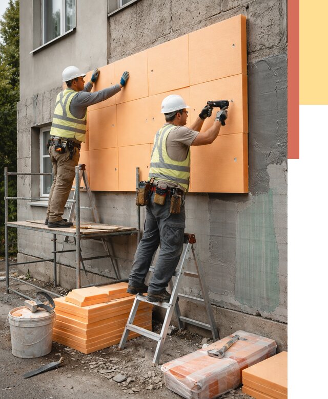 Утепление стен пеноплексом в Владикавказе от 1907 руб./м2 — быстро и недорого | ОТДЕЛОЧНИК-Вкз