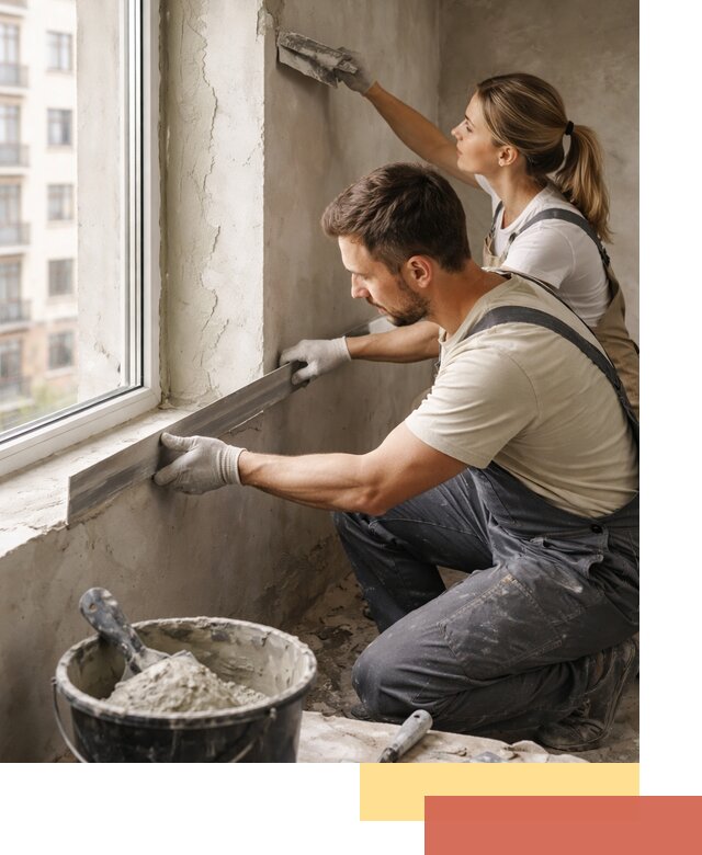 Штукатурка откосов дверей и окон профессионально в Владикавказе