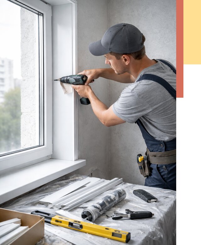 Установка пластиковых откосов в Владикавказе от 2319 руб. | ОТДЕЛОЧНИК-Вкз монтаж, быстро и недорого