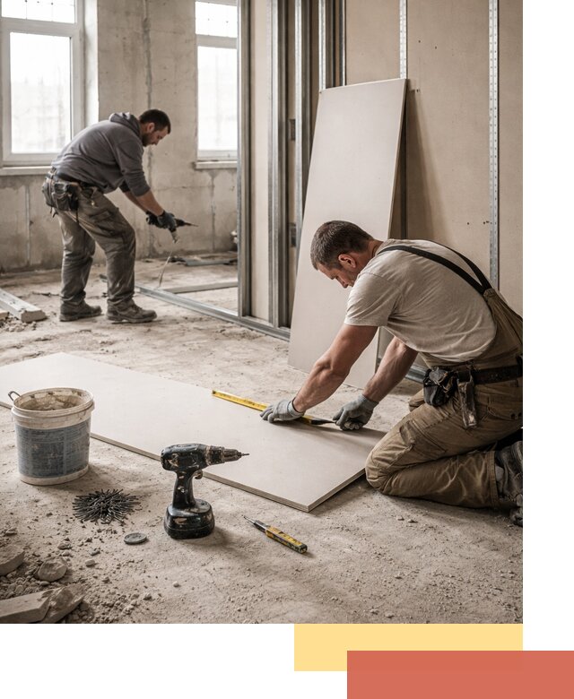 Кладка перегородок из ПГП под ключ в Владикавказе