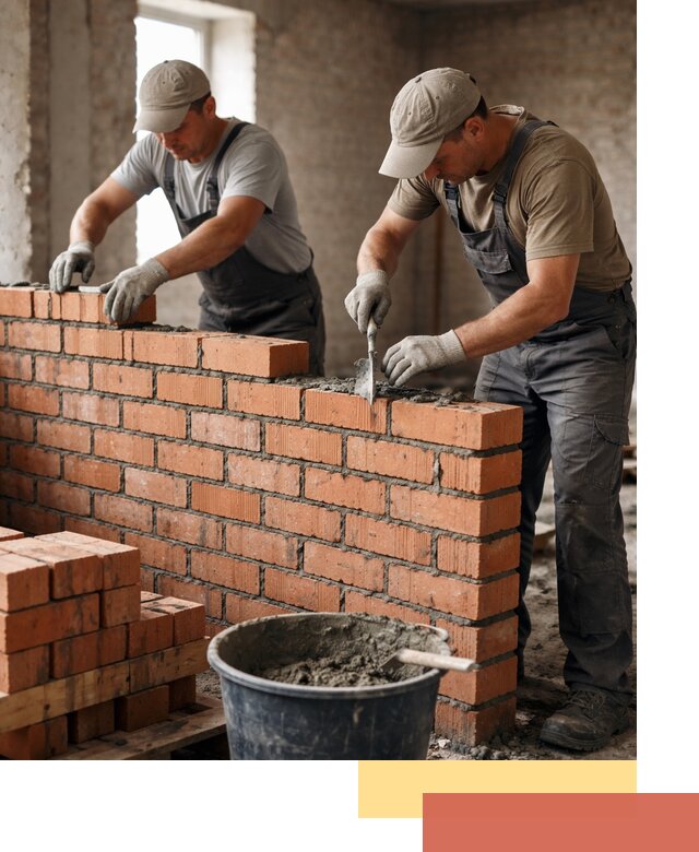 Кладка кирпичных перегородок под ключ в Владикавказе