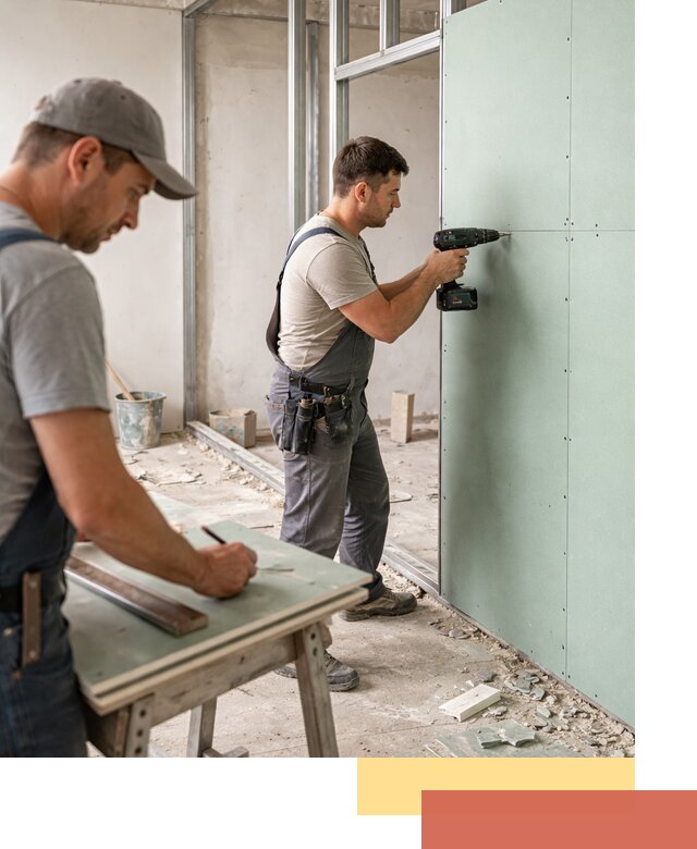 Перегородки из влагостойкого гипсокартона под ключ в Владикавказе