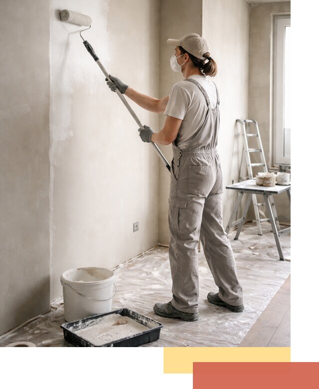 Покраска перегородок из гипсокартона в Владикавказе качественно и недорого