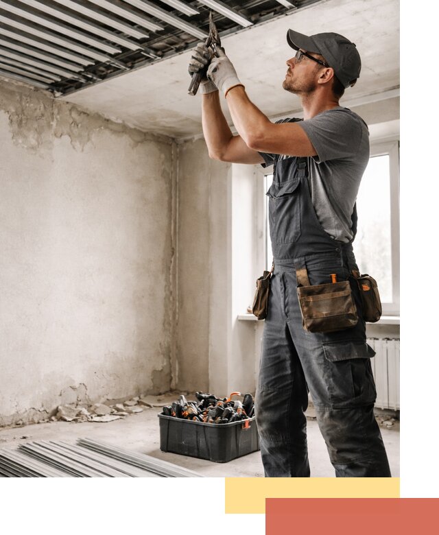 Демонтаж реечного потолка в Владикавказе быстро и аккуратно