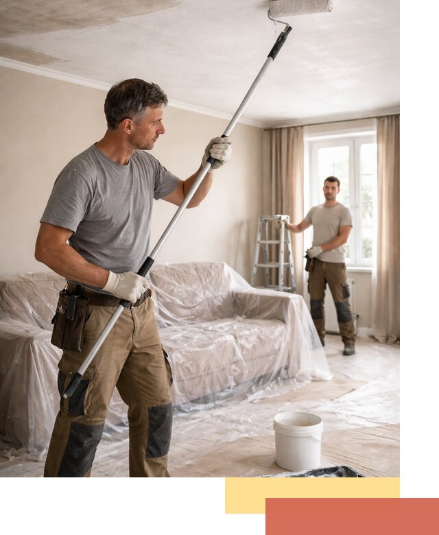 Грунтовка потолка в Владикавказе — подготовка под покраску и отделку