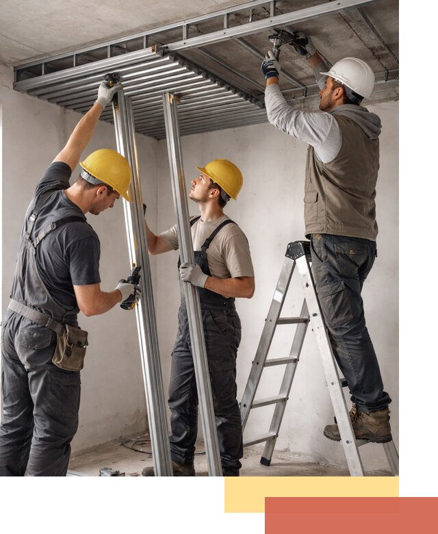 Монтаж реечного потолка под ключ в Владикавказе