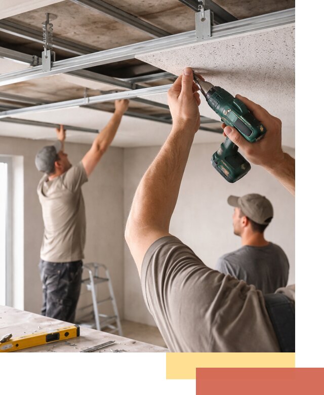 Монтаж акустического потолка в Владикавказе под ключ