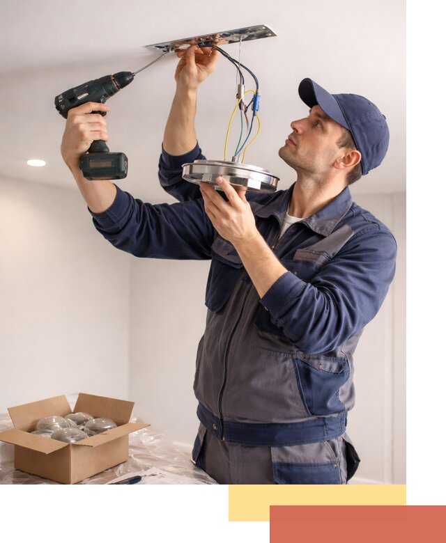 Установка люстры в натяжной потолок в Владикавказе