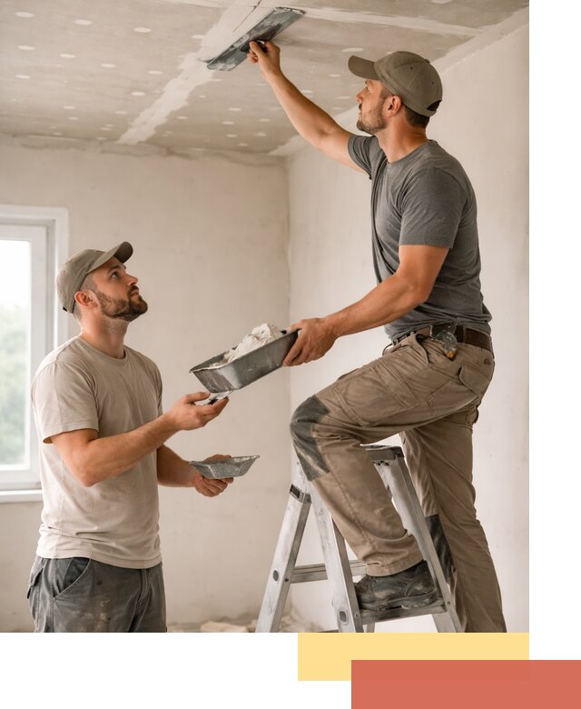 Шпаклевка потолка из гипсокартона в Владикавказе качественно и быстро