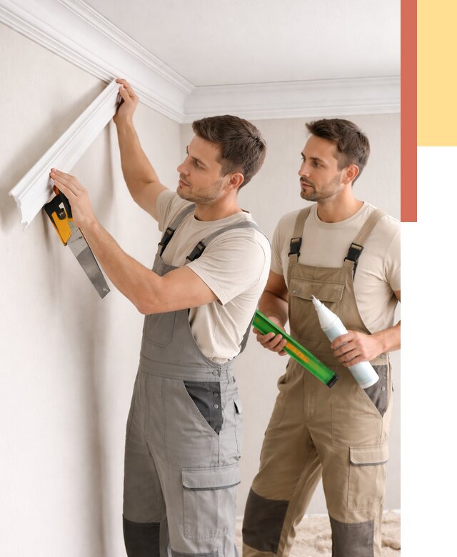 Монтаж потолочного плинтуса в Владикавказе от 2371 руб. — быстро и недорого | ОТДЕЛОЧНИК-Вкз