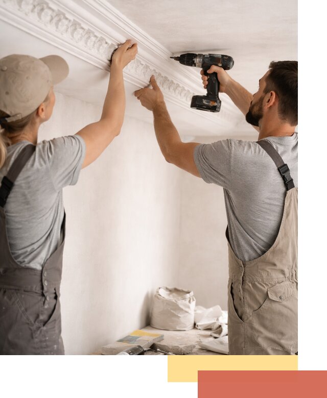 Профессиональный монтаж лепнины на потолок в Владикавказе