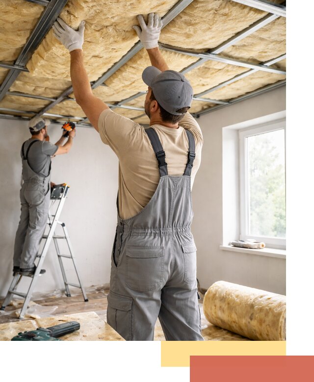 Утепление потолка под ключ в Владикавказе качественно и быстро