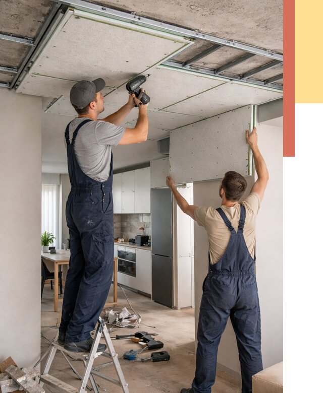 Шумоизоляция потолка панелями зипс в Владикавказе от 1907 руб. под ключ | ОТДЕЛОЧНИК-Вкз